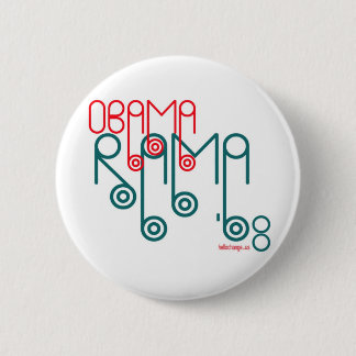 OBAMARAMA 6 CM ROUND BADGE