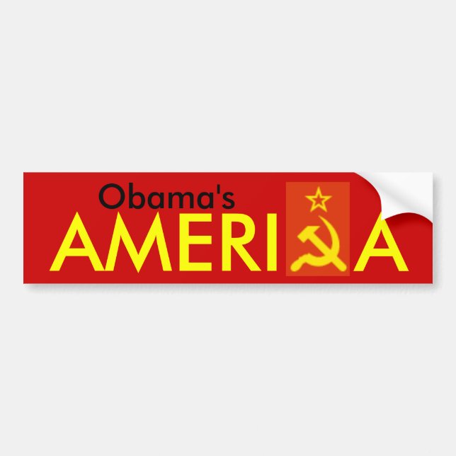Obama's AmeriKa Bumper Sticker (Front)