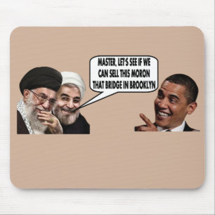 OBAMA'S IRANIAN DEAL MOUSE PAD