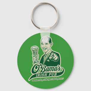 Obama's Irish Pub Key Ring
