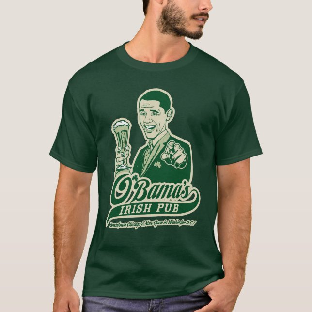 Obama's Irish Pub T-Shirt (Front)