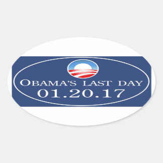 Obama's Last Day 2017 Sticker