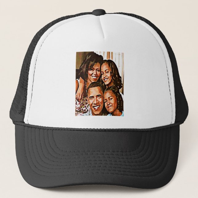 Obama's Love_ Trucker Hat (Front)