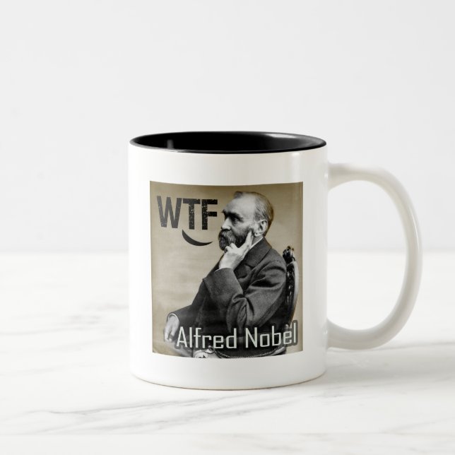 Obama's Nobel Peace Prize Two-Tone Coffee Mug (Right)