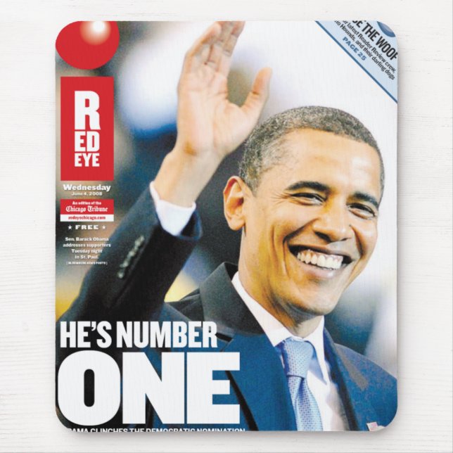 Obama's Number One Mousepad (Front)