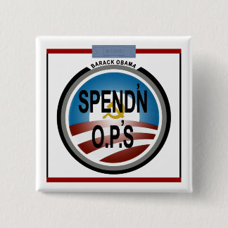 Obama's Rock-Inspired Logo 15 Cm Square Badge