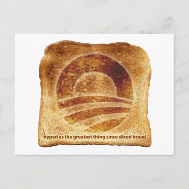 Obama's Toast Postcard (Front)