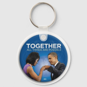 Obamas togetherness key ring
