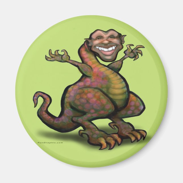 Obamasaurus Rex Magnet (Front)