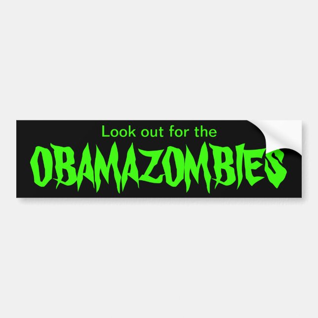 Obamazombies Bumper Sticker (Front)