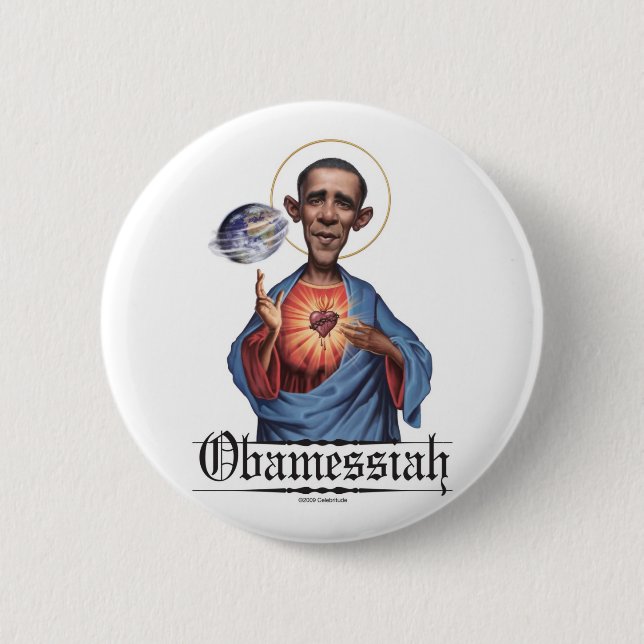 Obamessiah Button (Front)
