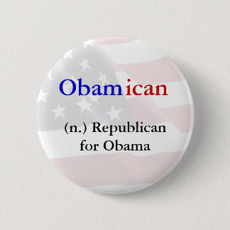 Obamican Button