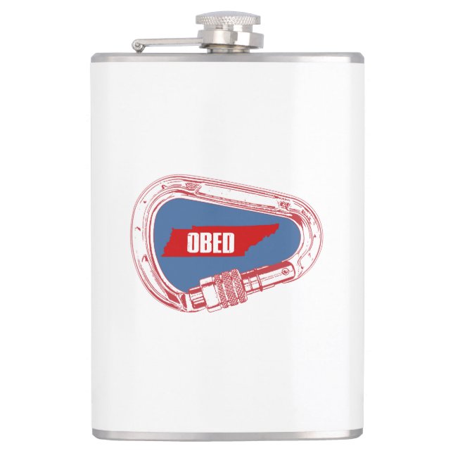 Obed Climbing Carabiner Hip Flask (Front)
