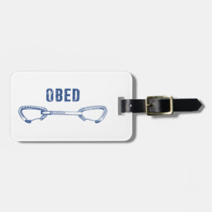 Obed Rock Climbing Quickdraw Luggage Tag
