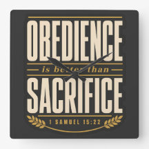 Obedience Is Better Than Sacrifice Christian Faith