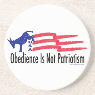 Obedience Patriotism Coaster