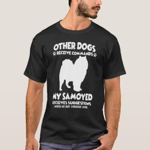 Obedience Samoyed Dog Training Dogs T-Shirt