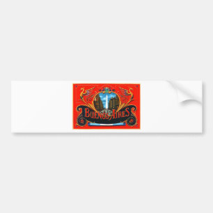Obelisco firulete bumper sticker