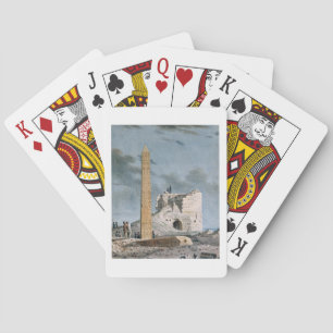 Obelisk of Cleopatra (w/c on paper) Playing Cards