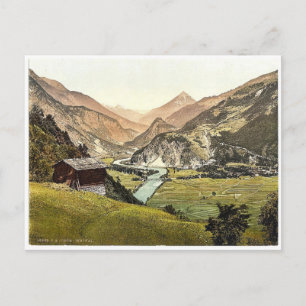 Ober-innthal from Schrofenstein, Tyrol, Austria ma Postcard