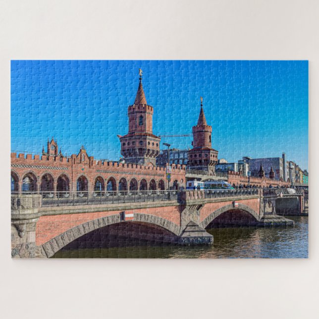 Oberbaumbrucke Bridge Germany Jigsaw Puzzle (Horizontal)