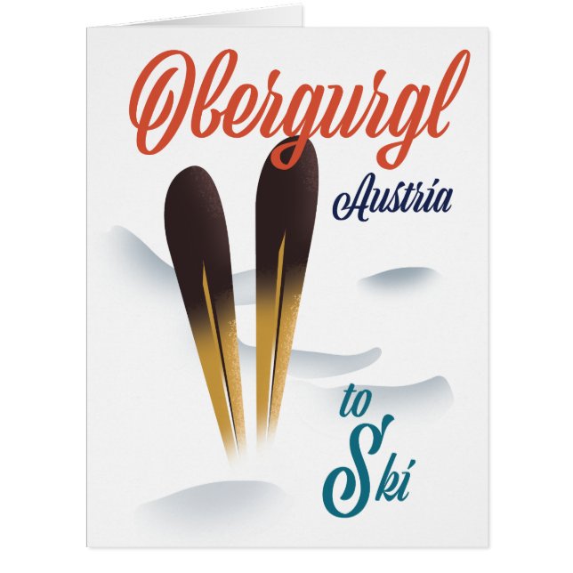 Obergurgl Austria Ski poster (Front)