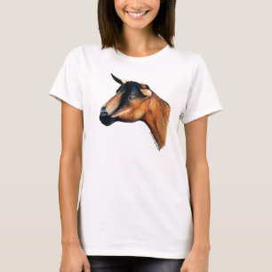 Oberhasli Goat Art Shirt