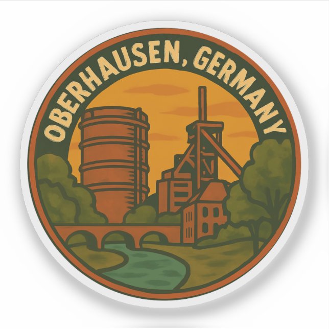 Oberhausen Germany Industrial Art (Front)