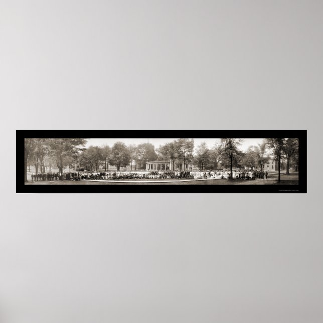 Oberlin College Students Photo 1906 Poster (Front)