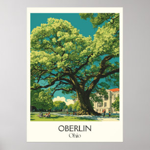 Oberlin Ohio College Town Progressive Community Poster