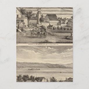 Obermuller, Wille residences Postcard