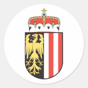 Oberoesterreich, Austria Classic Round Sticker