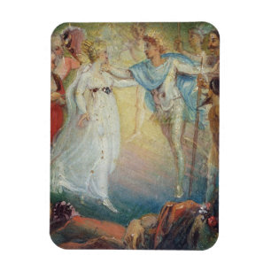 Oberon and Titania from 'A Midsummer Night's Dream Magnet