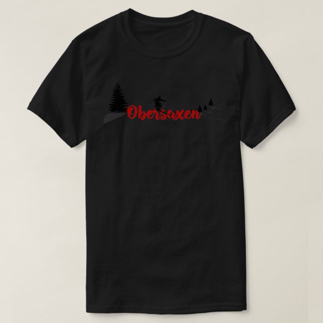 Obersaxen Ski Long T-Shirt (Design Front)