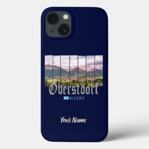 Oberstdorf Allgäu Vintage Bavaria Germany Souvenir iPhone 13 Case