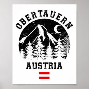Obertauern Austria Alps Ski Resort Alpine Skiing A Poster