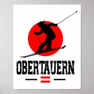 Obertauern Austria Ski Resort Alps Austrian Skiing Poster
