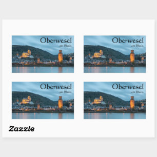 Oberwesel Germany Rectangular Sticker