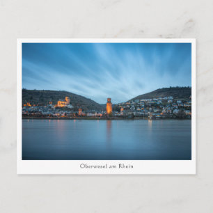 Oberwesel Rhein Germany Postcard