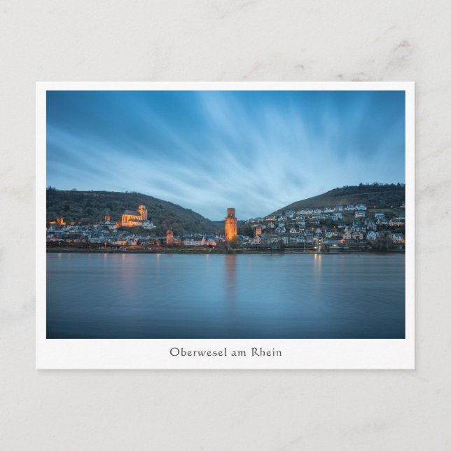 Oberwesel Rhein Germany Postcard (Front)