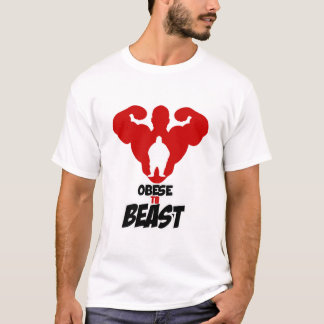 Obese To Beast Fitness Power To The People T-Shirt