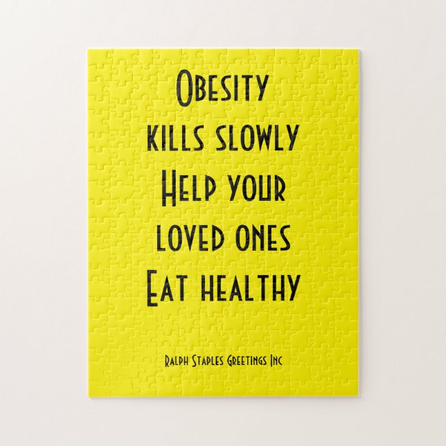 Obesity Jigsaw Puzzle (Vertical)