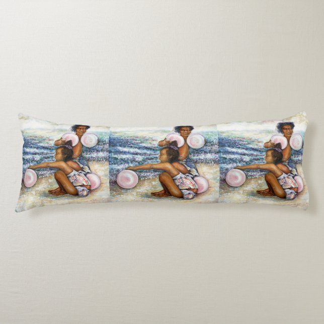 Obessed with Conquering the Impossible Body Cushion (Front)