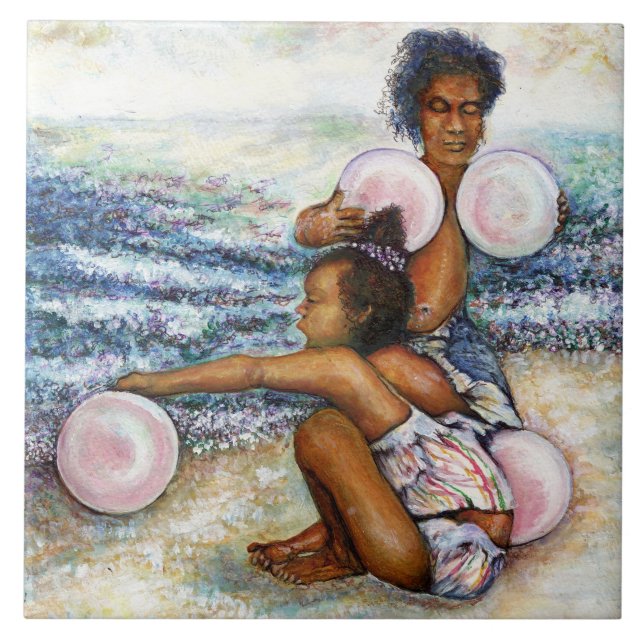 Obessed with Conquering the Impossible  Ceramic Tile (Front)