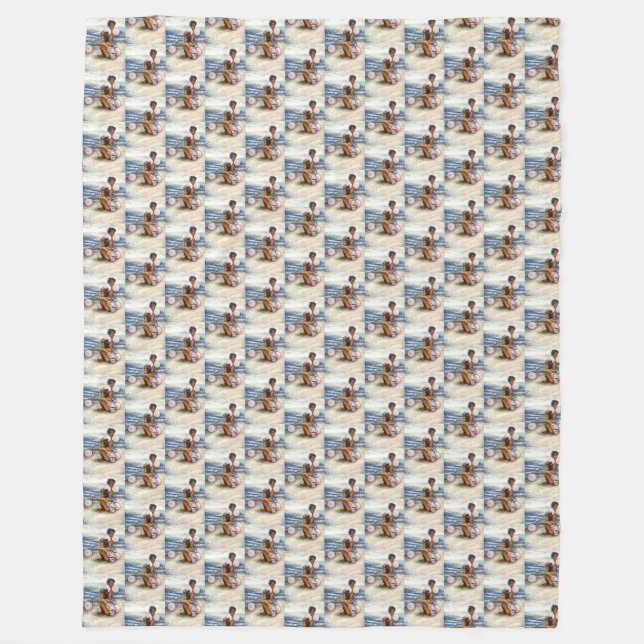 Obessed with Conquering the Impossible  Fleece Blanket (Front)