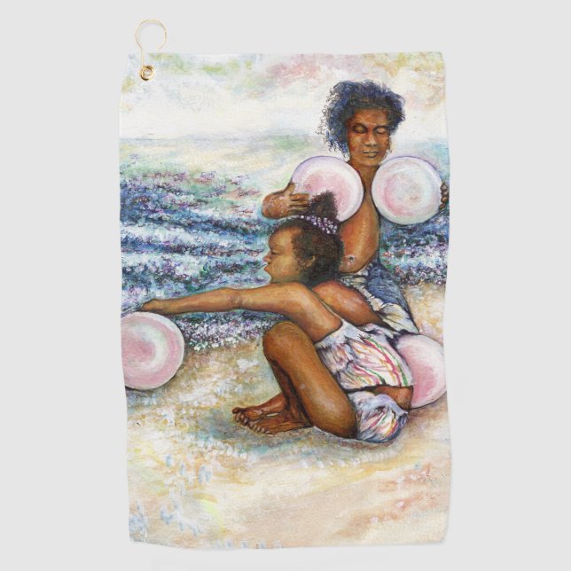 Obessed with Conquering the Impossible  Golf Towel (Front)