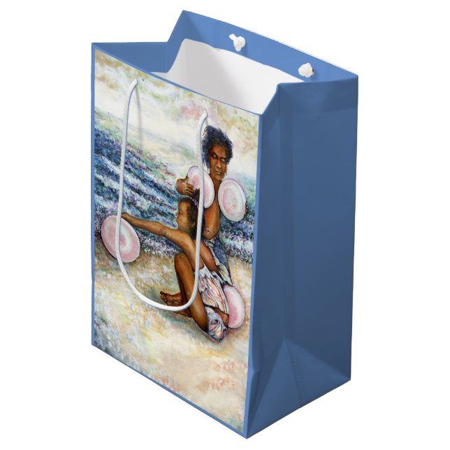 Obessed with Conquering the Impossible Medium Gift Bag (Front Angled)