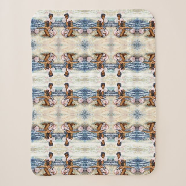 Obessed with Conquering the Impossible Sherpa Blanket (Front)