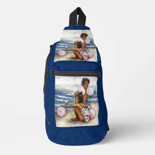 Obessed with Conquering the Impossible Sling Bag (Front)