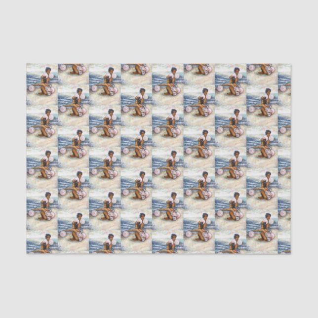 Obessed with Conquering the Impossible Tissue Paper (Front)